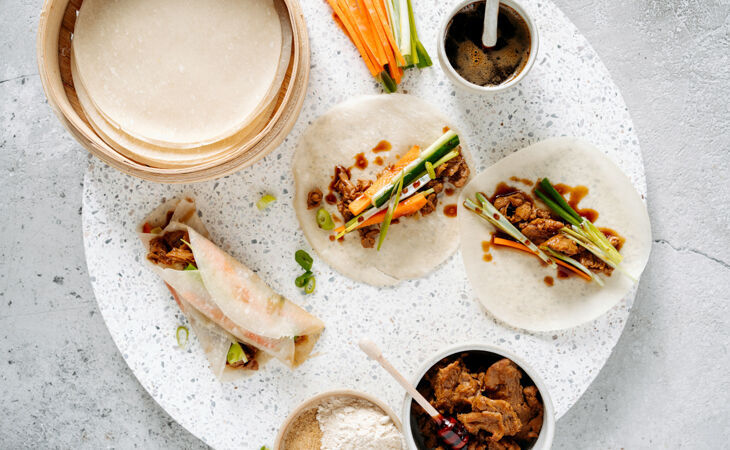 Asian-inspired party food - perfect for New Year's Eve